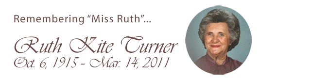 Remembering Miss Ruth Turner